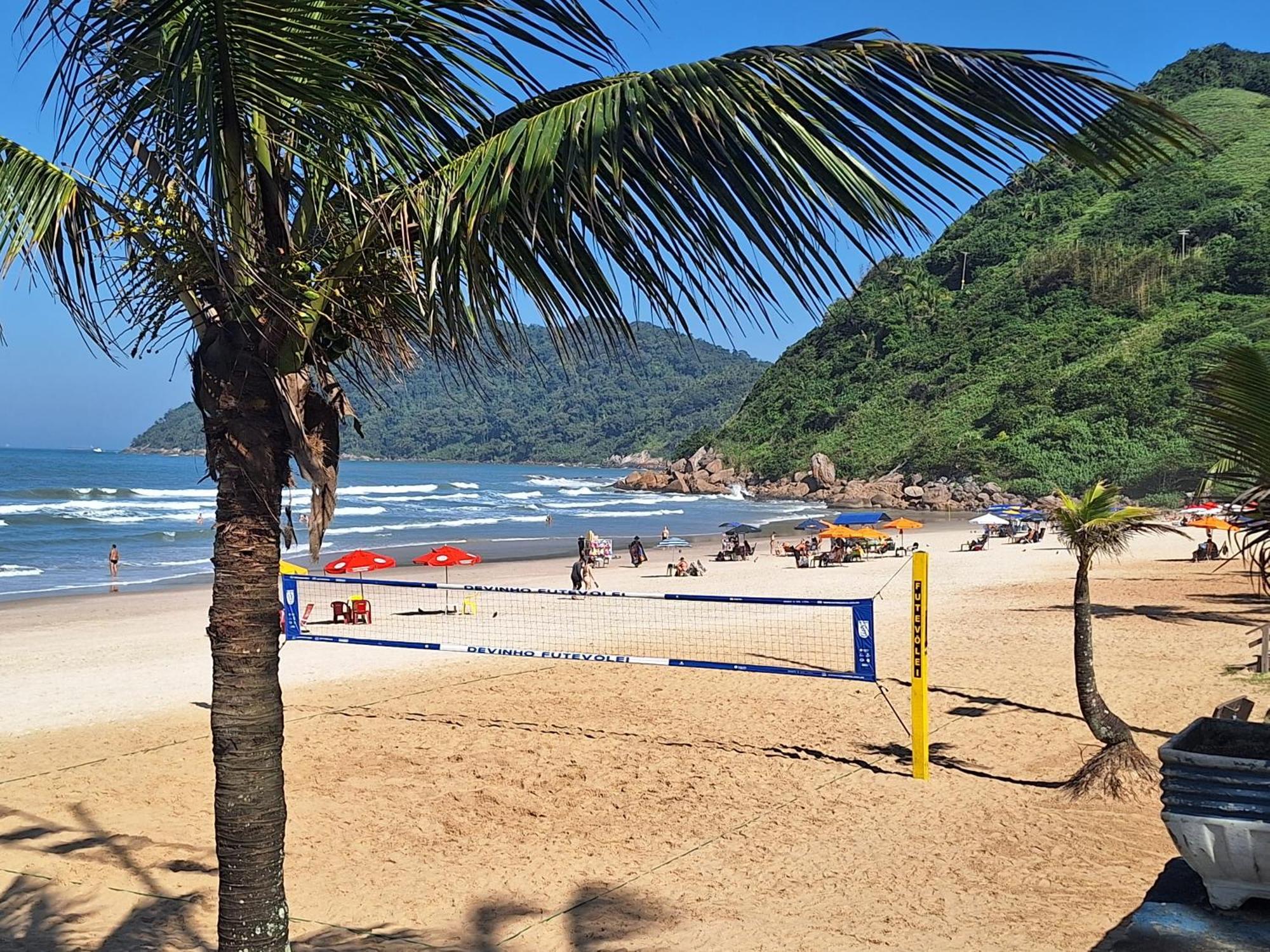 Duplex Pe Na Areia, Praia Do Tombo - Guaruja/Sp. ภายนอก รูปภาพ